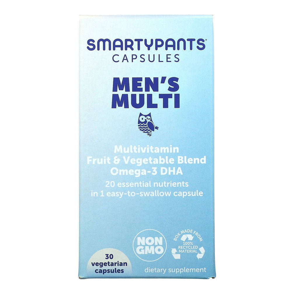 Smarty Pants Multivitamin Omega 3 DHA For Mens, Immunity Support, 30 Ea